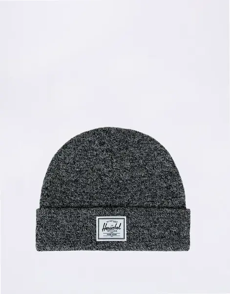 Herschel Supply Elmer Shallow Beanie Heather Black