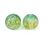 Handmade Gold Sand Lampwork Beads