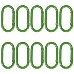 10Pcs Alloy Spring Gate Rings