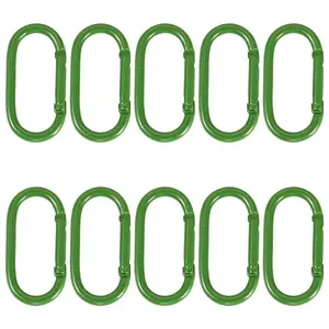 10Pcs Alloy Spring Gate Rings