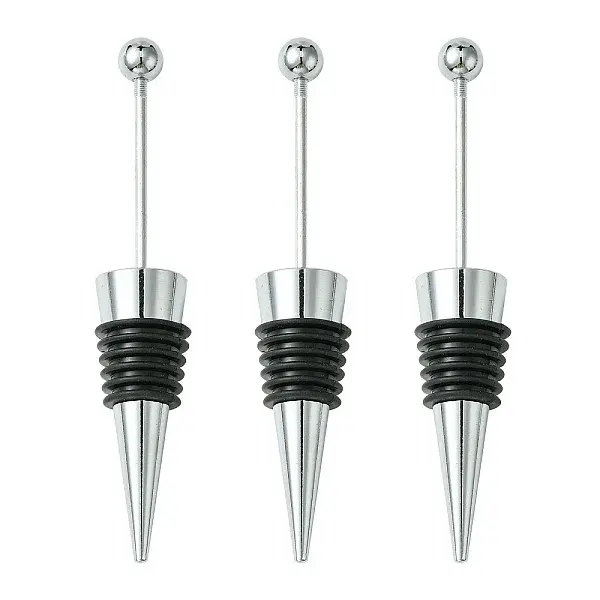 5Pcs Beadable Wine Stoppers