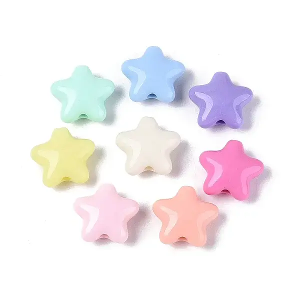 Opaque Plastic Beads