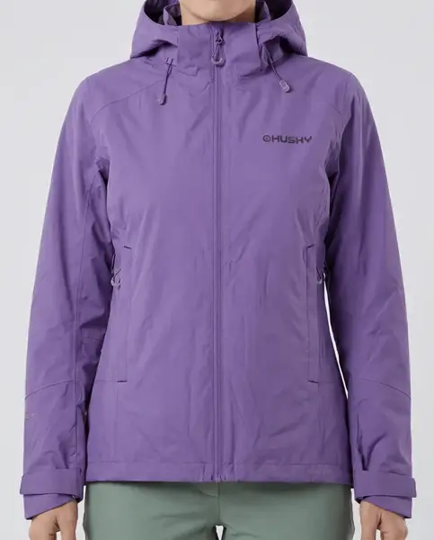 Husky Neoni L L, purple Dámská hardshell bunda
