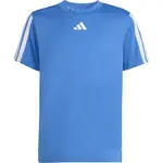 adidas TRAINING ESSENTIALS 3 STRIPES TEE Dětské triko, modrá, velikost