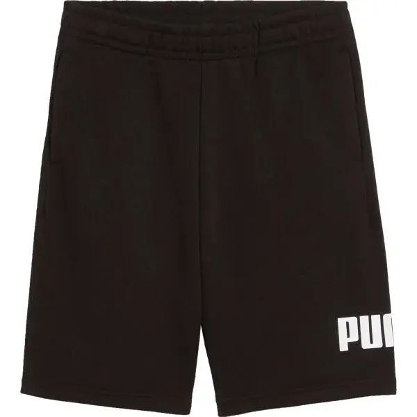 Puma ESSENTIALS NO.1 LOGO SHORTS TR B Chlapčenské krátke nohavice, čierna, veľkosť
