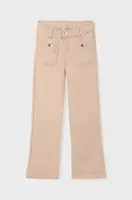 Dětské tričko s dlouhým rukávem Mayoral béžová barva