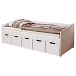 MID.YOU POSTEL S ÚLOŽNÝM PROSTOREM, 90/200 cm bílá