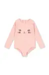 Konges Sløjd  Jednodílné dětské plavky  KITTY LS SWIMSUIT GRS