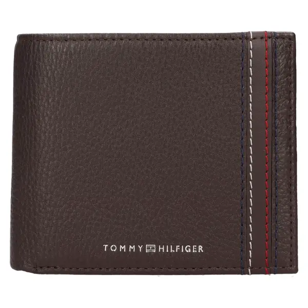 Pánská kožená peněženka Tommy Hilfiger Touls - hnědá