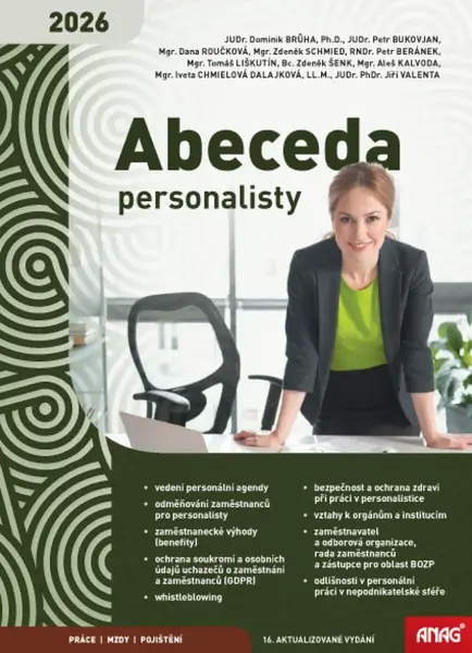 Abeceda personalisty 2026 - Petr Beránek, Jiří Valenta, Zdeněk Šenk, Petr Bukovjan, Mgr. Zdeněk Schmied, Dominik Brůha, Mgr. Dana Roučková, Mgr. Aleš 