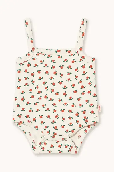 Tinycottons Body pre bábätká Tinycottons TINY ROSES RIB SLEEVELESS BODY