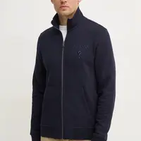 Mikina Guess pánská, tmavomodrá barva, hladká, M5RQ80 KCN01