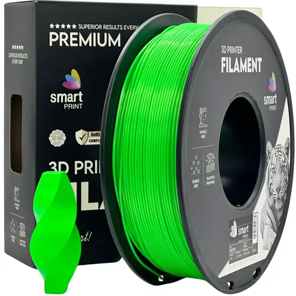 Smart Print FG-S64-E1, 3D filament, PLA, 1,75mm, 1000g, zelený (Green)