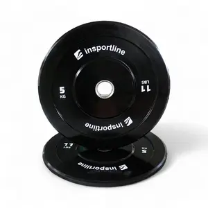 inSPORTline Gumový kotouč  Bumper Plate Lite 5 kg 50 mm