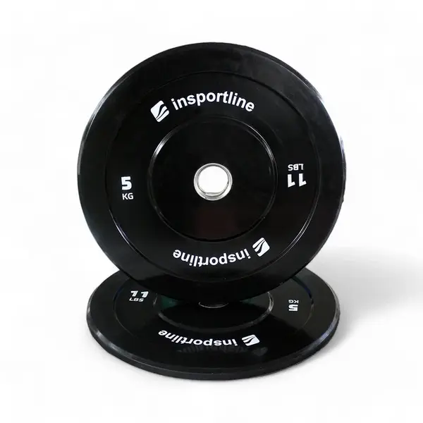 inSPORTline Gumový kotouč  Bumper Plate Lite 5 kg 50 mm