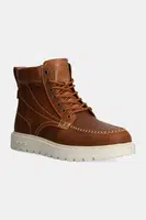 Kožené trapery Levi's ABNER RED TAB pánské, hnědá barva, 000FD-0002
