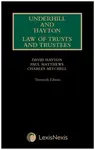 Underhill and Hayton Law of Trusts and Trustees - Professor Charles Mitchell, QC, Dr Sinead  Agnew, Professor Paul  Matthews, Professor Jonathan  Harr