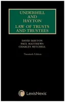 Underhill and Hayton Law of Trusts and Trustees - Professor Charles Mitchell, QC, Dr Sinead  Agnew, Professor Paul  Matthews, Professor Jonathan  Harr