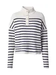TOMMY HILFIGER Sveter  námornícka modrá / biela