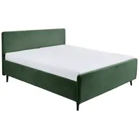 MID.YOU ČALOUNĚNÁ POSTEL, 160/200 cm, olivově zelená