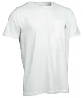 Nash tričko make it happen badge pocket t-shirt ecru - l