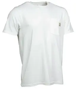 Nash tričko make it happen badge pocket t-shirt ecru - l