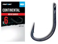 Nash háčiky continental micro barbed 10 ks - veľkosť 6