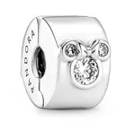 Pandora Strieborný klip Mickey a Minnie Disney 790111C01