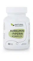 Natural Medicaments Kurkumín-piperín komplex 60 tablet