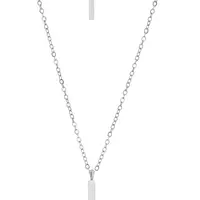 Troli Nadčasový dvojitý oceľový náhrdelník Krížik