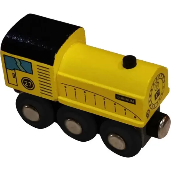 Babu vláčiky Mašinka žltá