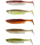 Savage gear gumová nástraha fat minnow t tail clearwater mix 5 ks - 9 cm 7 g