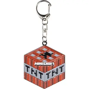 Alltoys Minecraft kovový prívesok Kostka