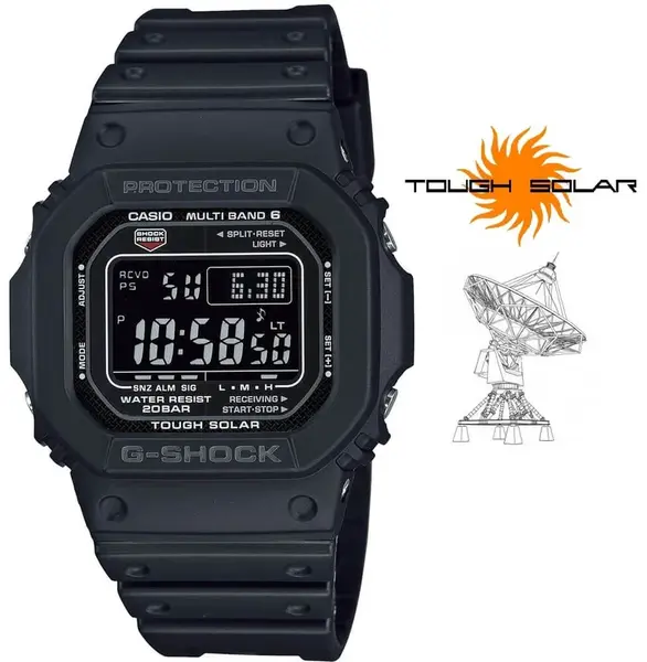 Casio G-Shock Original Solar Rádiovo riadené GW-M5610U-1BER