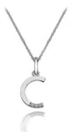 Hot Diamonds Náhrdelník Hot Diamonds Micro C Clasic DP403 (retiazka, prívesok)