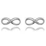 Hot Diamonds Strieborné náušnice Hot Diamonds Infinity DE390