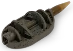 Preston innovations krmítko ics in-line dura flat method - large 75 g