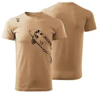 Giants fishing tričko pánske plávajúci kapor béžové - xl