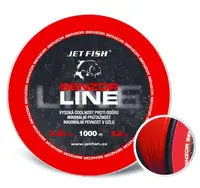 Jet fish senzor line red 1000 m-priemer 0,28 mm / nosnosť 6,6 kg