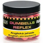 Mivardi plávajúce boilies rapid dumbells reflex 70 g 18 mm - anglická jahoda