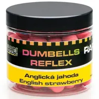 Mivardi plávajúce boilies rapid dumbells reflex 70 g 18 mm - anglická jahoda