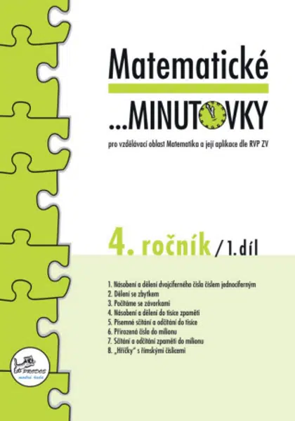 Matematické minutovky 4. ročník / 1. díl - Hana Mikulenková