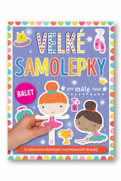 Velké samolepky pro malé ruce Balet