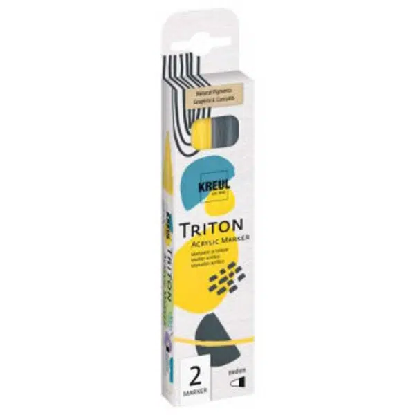 Sada akrylových markerů Triton 2ks Natural Pigments