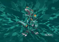 Desky na číslice B5 - T-Rex