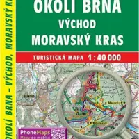 Okolí Brna východ, Moravský kras 1:40 000