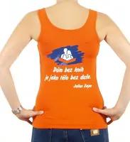 Dámské tílko s citátem oranžové S KNIHCENTRUM.cz