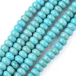 1 Strand Rondelle Synthetic Turquoise Beads Strands