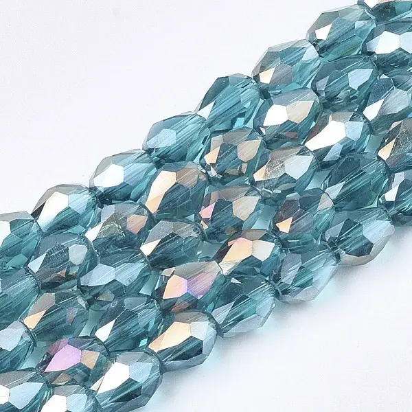 Electroplate Glass Beads Strands