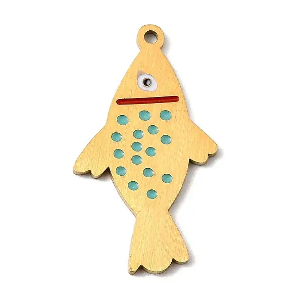 Stainless Steel Enamel Pendants